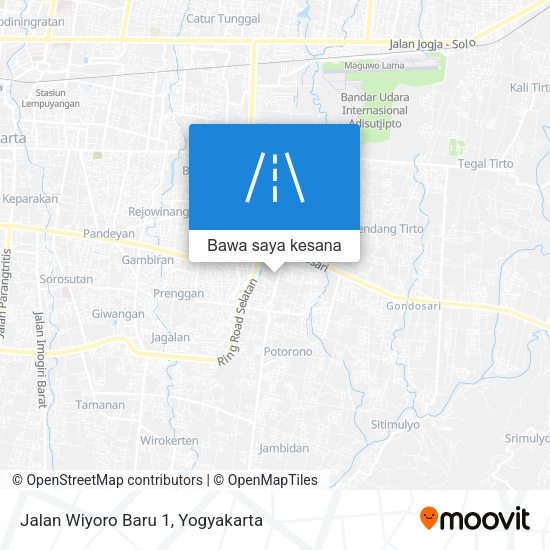 Peta Jalan Wiyoro Baru 1
