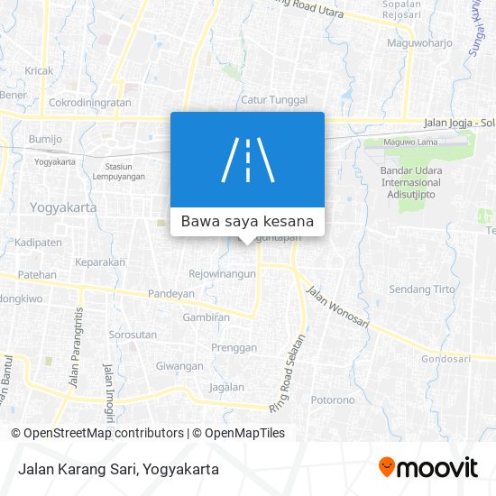 Peta Jalan Karang Sari