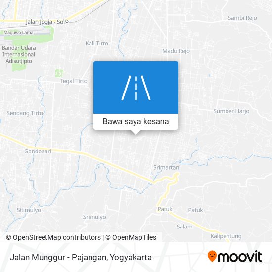 Peta Jalan Munggur - Pajangan