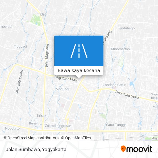 Peta Jalan Sumbawa