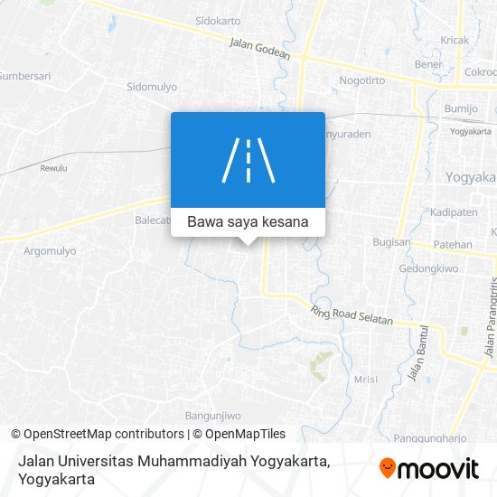 Peta Jalan Universitas Muhammadiyah Yogyakarta