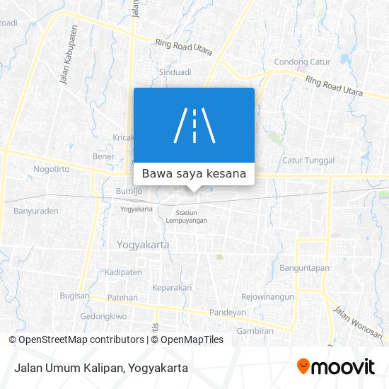 Peta Jalan Umum Kalipan