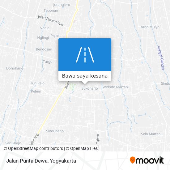 Peta Jalan Punta Dewa