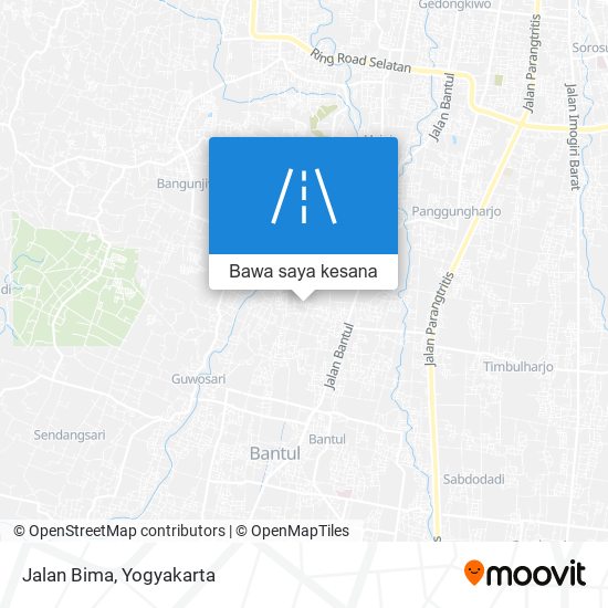 Peta Jalan Bima