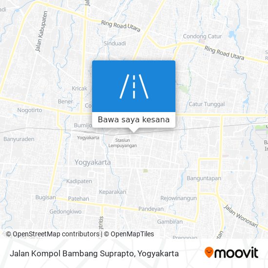 Peta Jalan Kompol Bambang Suprapto