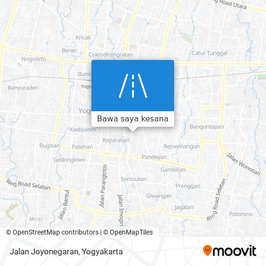 Peta Jalan Joyonegaran