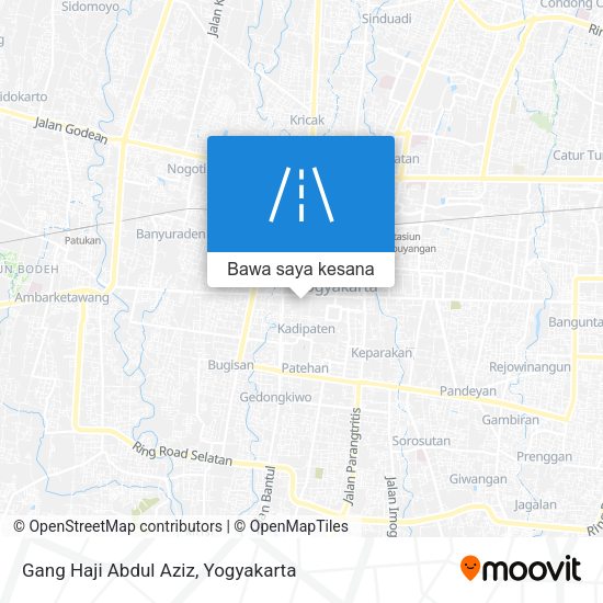 Peta Gang Haji Abdul Aziz