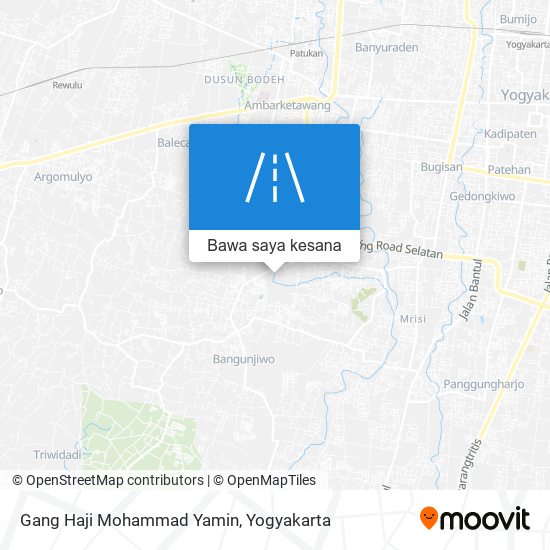 Peta Gang Haji Mohammad Yamin