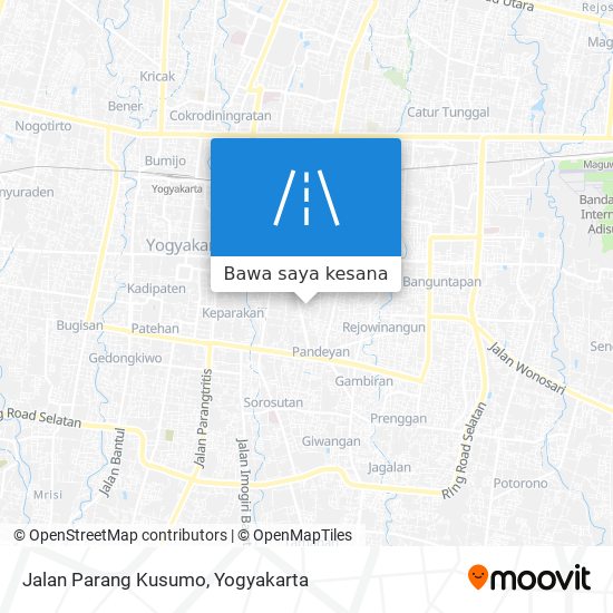 Peta Jalan Parang Kusumo