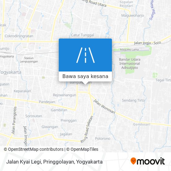 Peta Jalan Kyai Legi, Pringgolayan