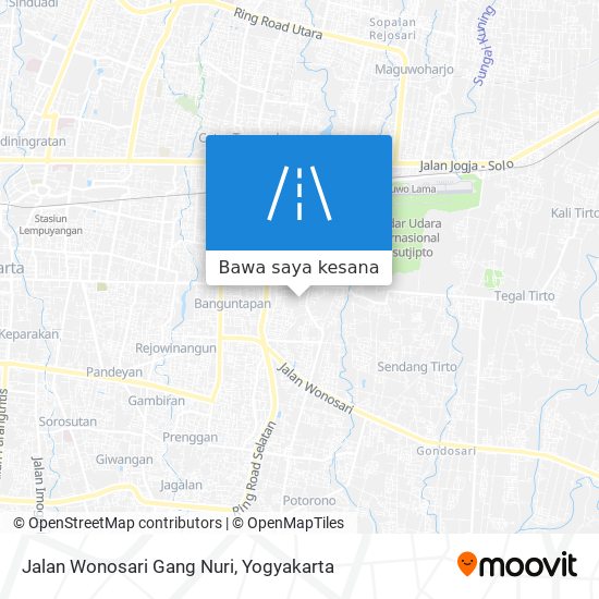 Peta Jalan Wonosari Gang Nuri