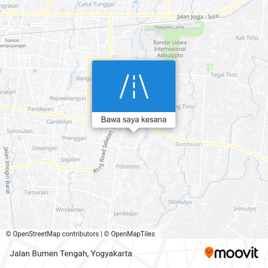 Peta Jalan Bumen Tengah
