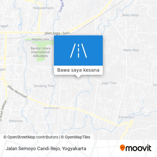 Peta Jalan Semoyo Candi Rejo