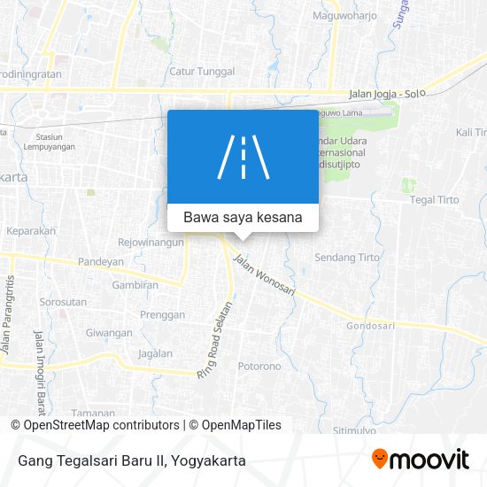 Peta Gang Tegalsari Baru II