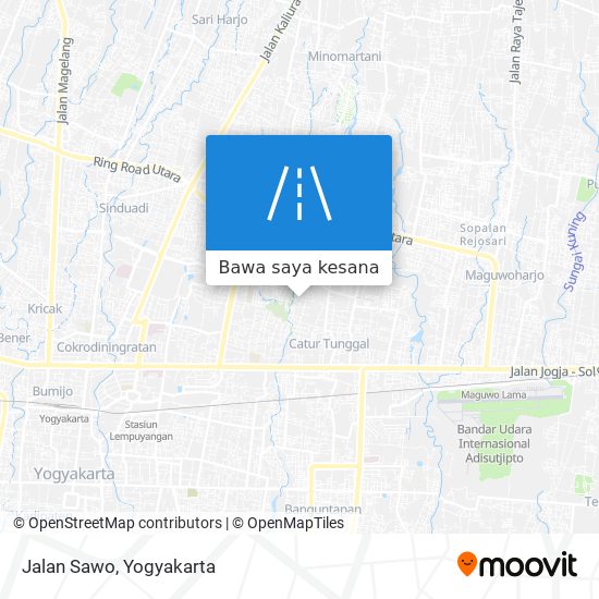 Peta Jalan Sawo