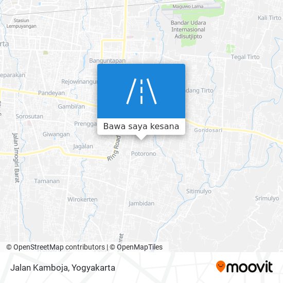 Peta Jalan Kamboja