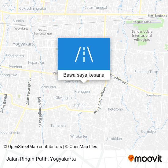 Peta Jalan Ringin Putih