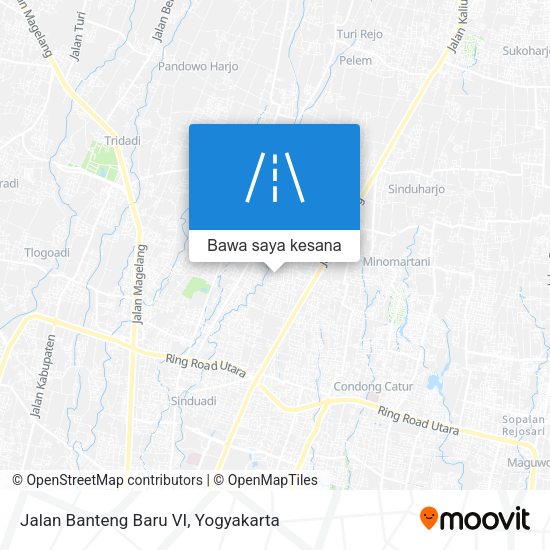 Peta Jalan Banteng Baru VI