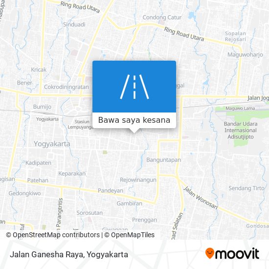 Peta Jalan Ganesha Raya