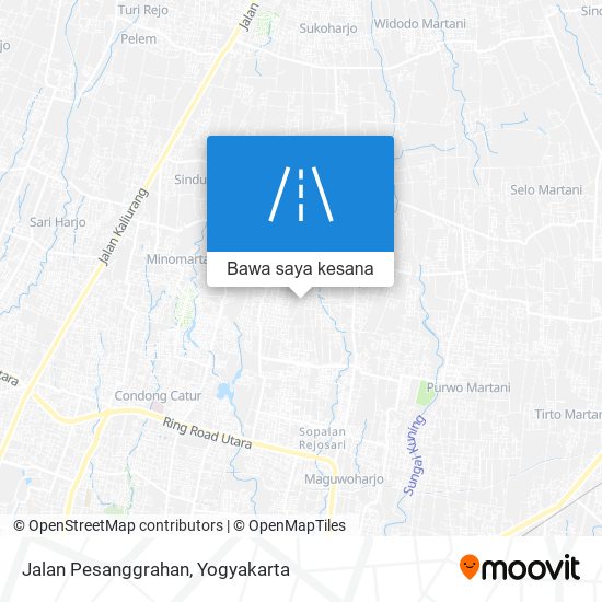 Peta Jalan Pesanggrahan