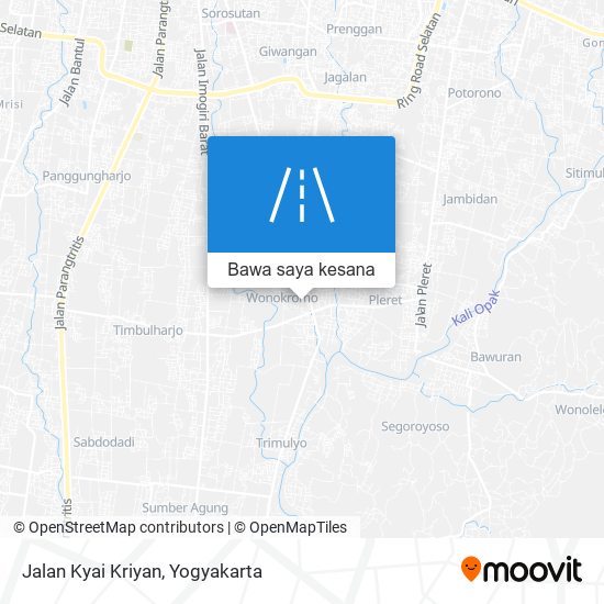 Peta Jalan Kyai Kriyan