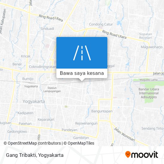 Peta Gang Tribakti