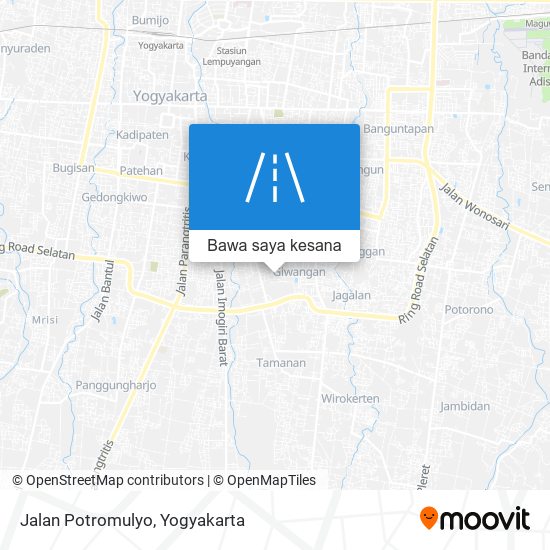 Peta Jalan Potromulyo