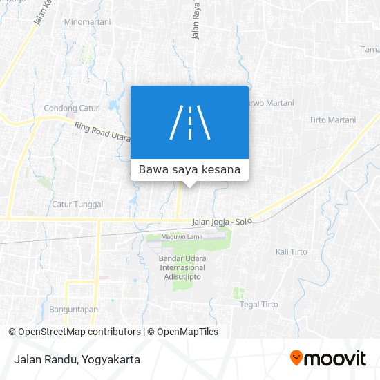 Peta Jalan Randu