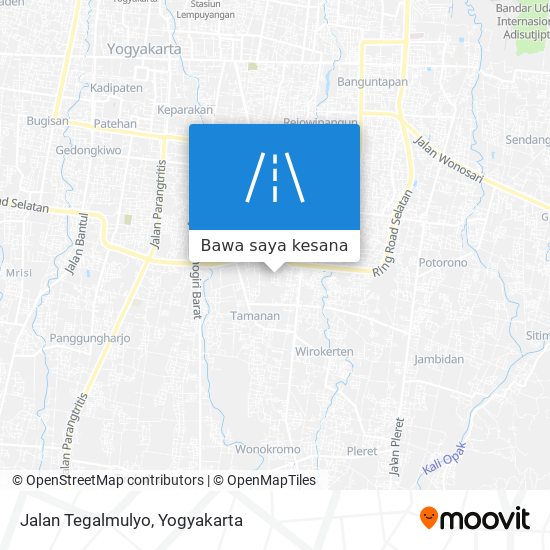 Peta Jalan Tegalmulyo