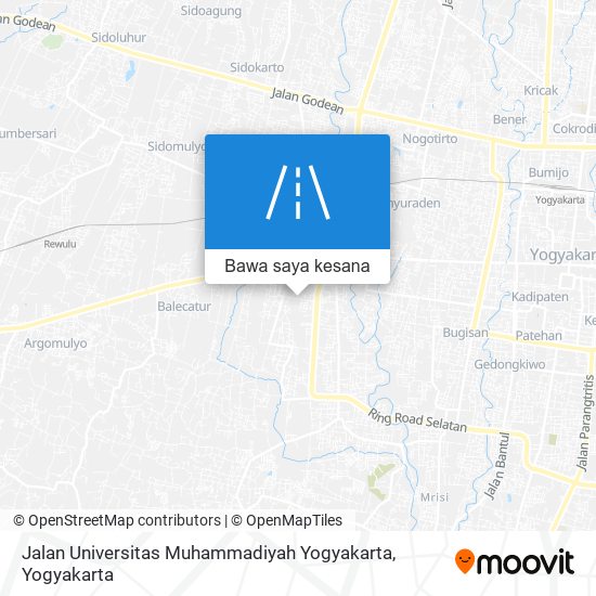 Peta Jalan Universitas Muhammadiyah Yogyakarta