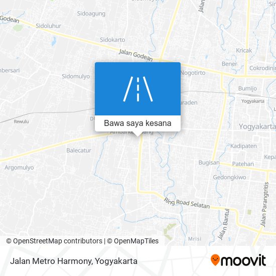 Peta Jalan Metro Harmony