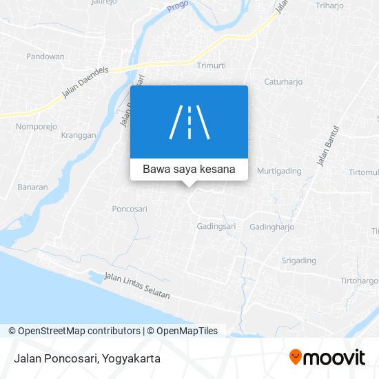 Peta Jalan Poncosari