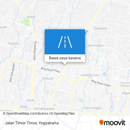 Peta Jalan Timor Timur