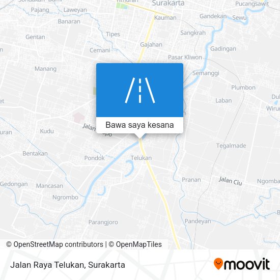 Peta Jalan Raya Telukan