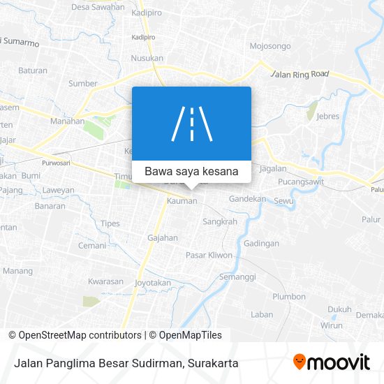 Peta Jalan Panglima Besar Sudirman