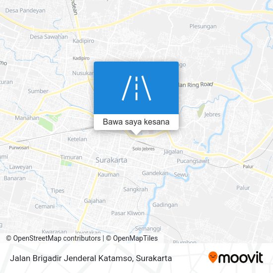 Peta Jalan Brigadir Jenderal Katamso