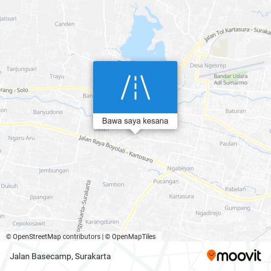 Peta Jalan Basecamp