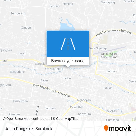 Peta Jalan Pungkruk