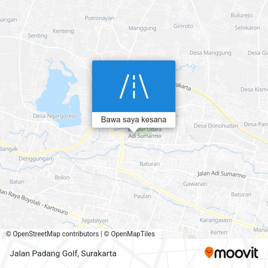 Peta Jalan Padang Golf