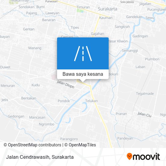 Peta Jalan Cendrawasih