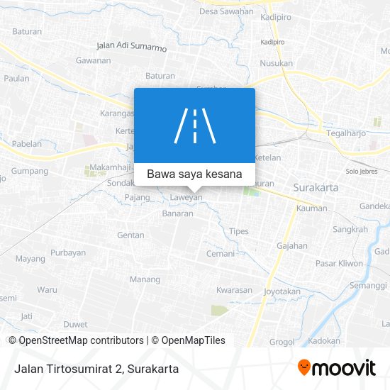 Peta Jalan Tirtosumirat 2