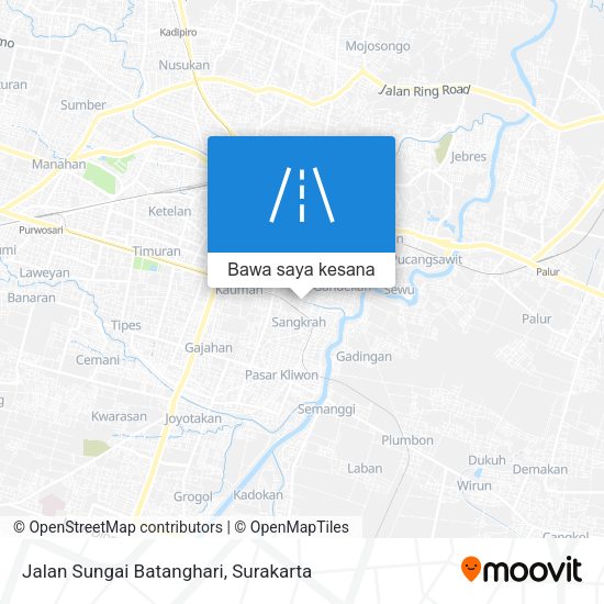 Peta Jalan Sungai Batanghari