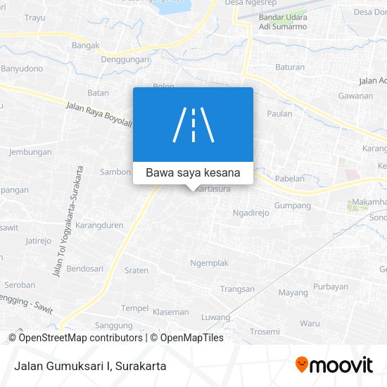 Peta Jalan Gumuksari I