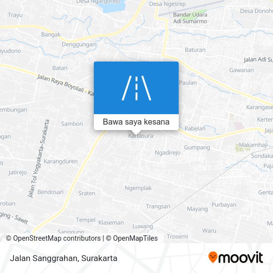 Peta Jalan Sanggrahan