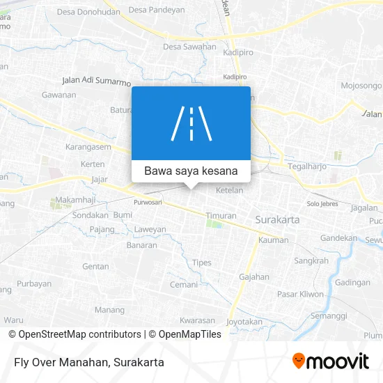 Peta Fly Over Manahan