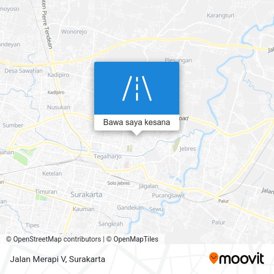 Peta Jalan Merapi V