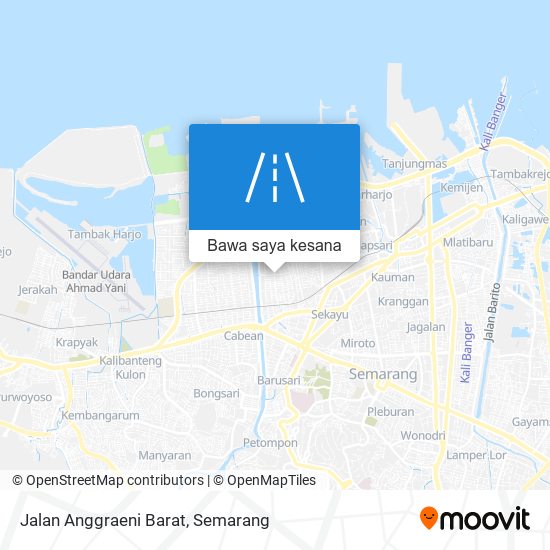 Peta Jalan Anggraeni Barat