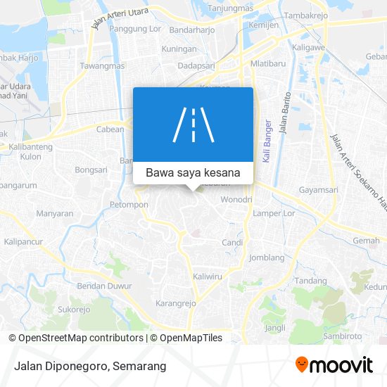 Peta Jalan Diponegoro
