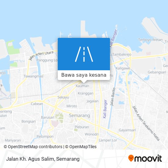 Peta Jalan Kh. Agus Salim