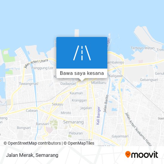 Peta Jalan Merak